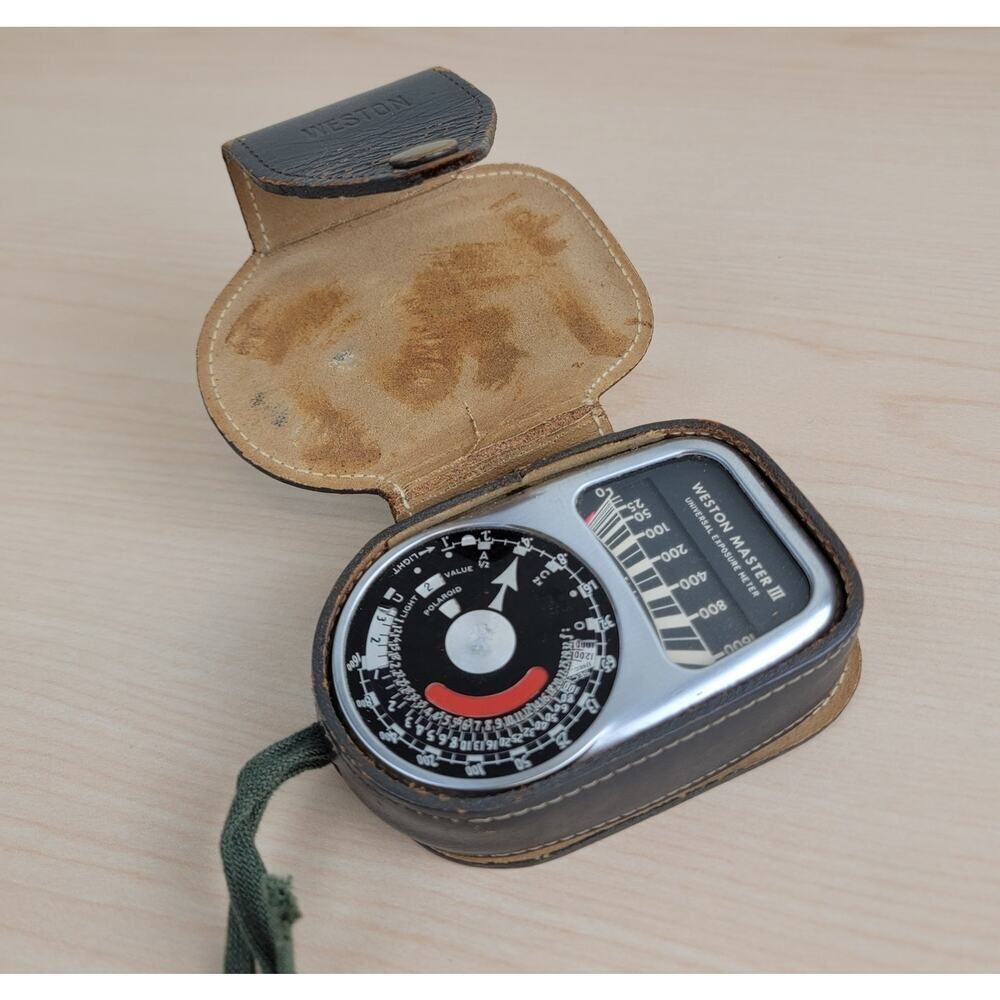 Weston Master III Universal Exposure Light Meter Vintage Photography